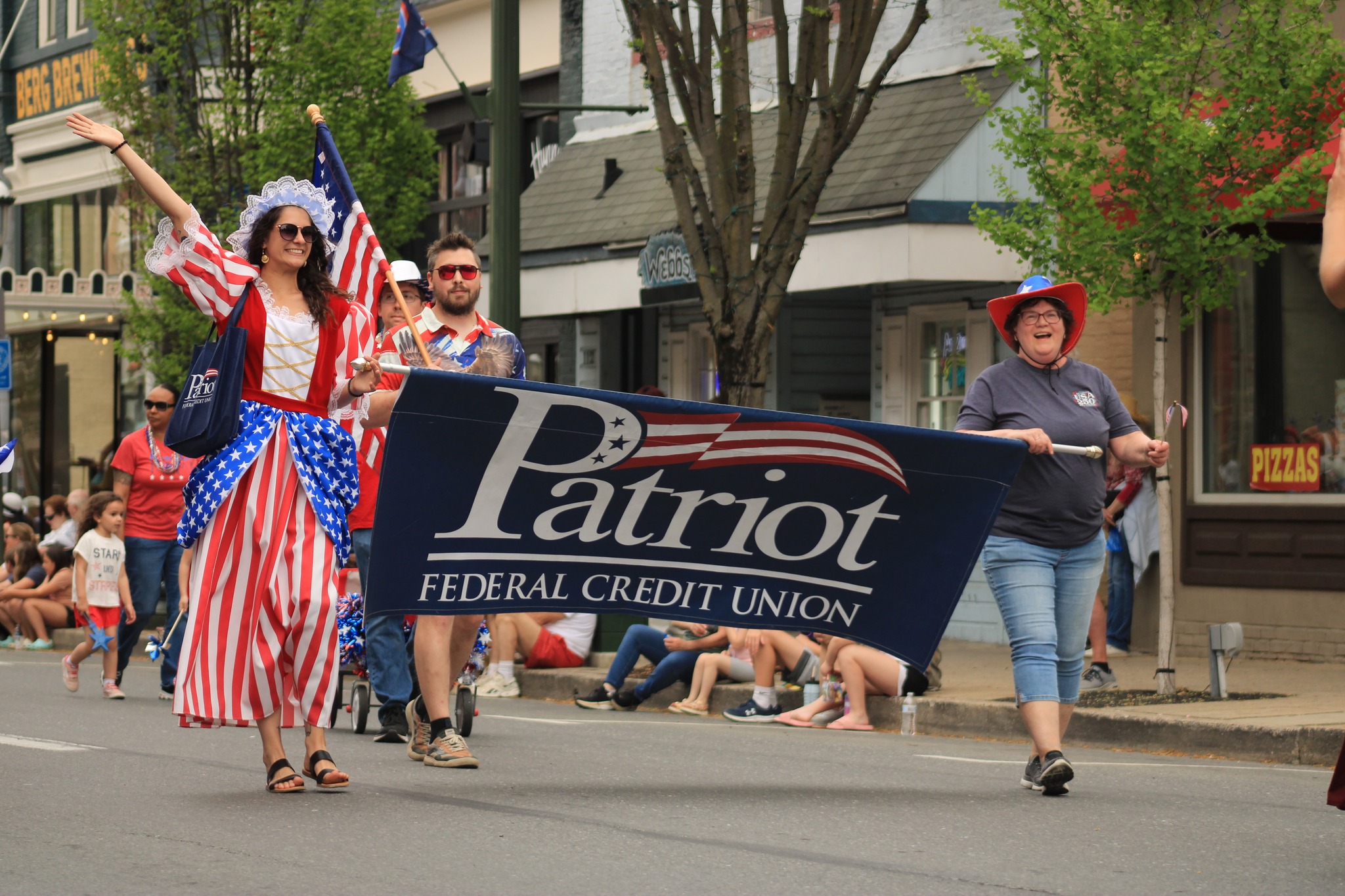 Evana and Rose at Parade