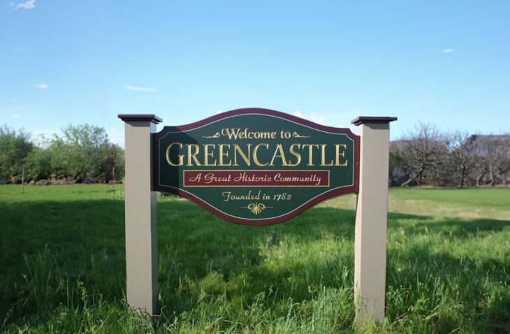 Greencastle sign