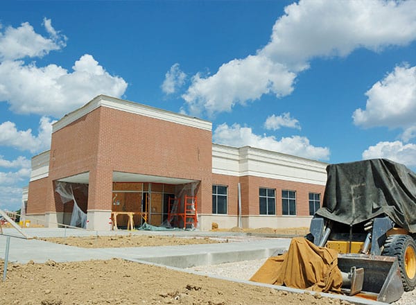 construcción de bienes raíces comerciales